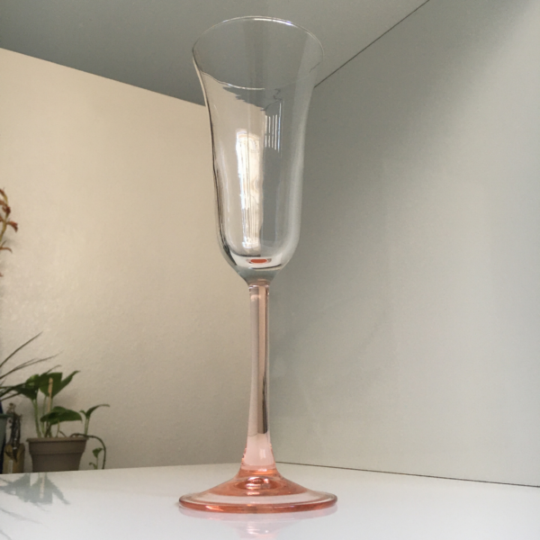 Rose Champagne Flute Glasses - Image 4