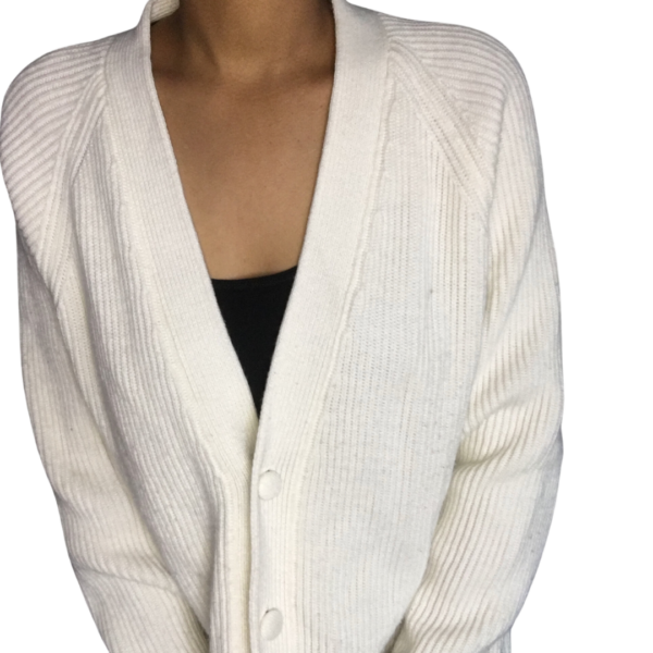 Oversized Knit Cardigan Sweater - Image 4