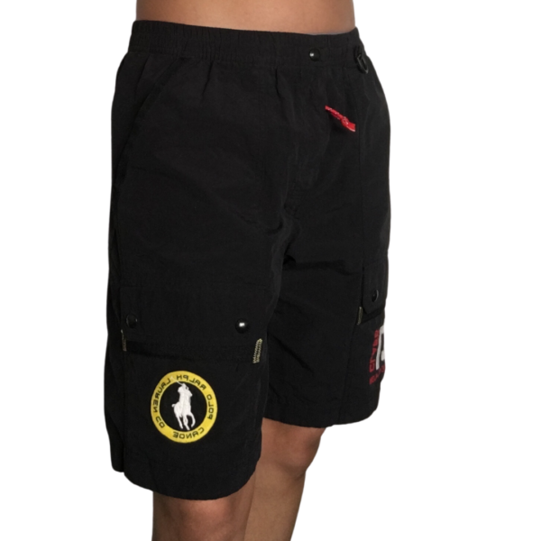 Compartmental Cargo Style Swim Trunk Shorts - Image 6