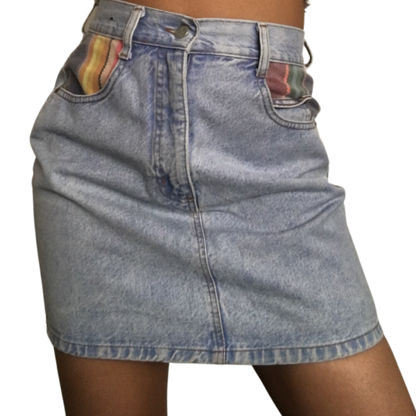 Nulu Denim Skirt - Image 2