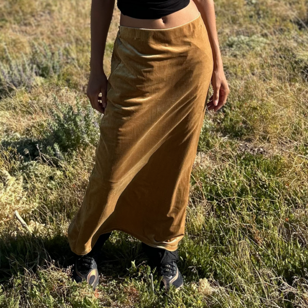 Golden Silk Skirt - Image 5