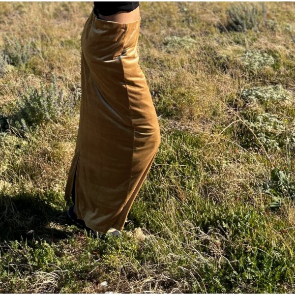 Golden Silk Skirt - Image 3