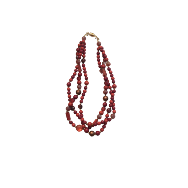 Triple Layered Bead Necklace - Image 7