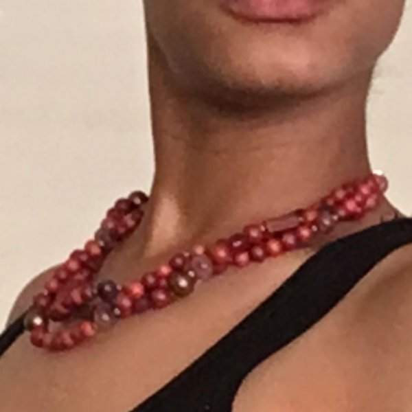 Triple Layered Bead Necklace - Image 6