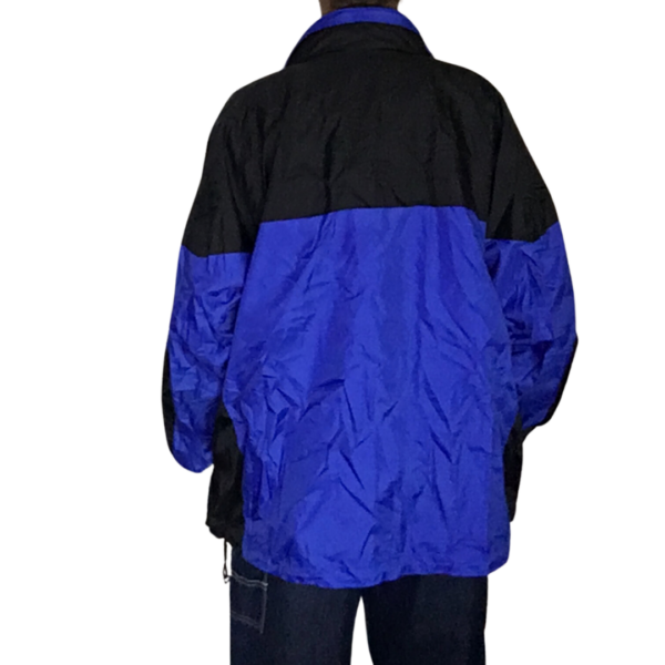 Blue Black Colorblock Windbreaker - Image 9