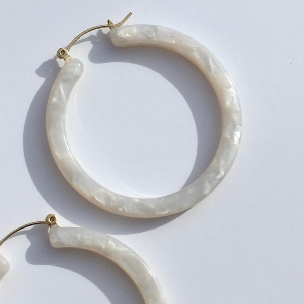 Hoop Cloud Earrings - Image 8