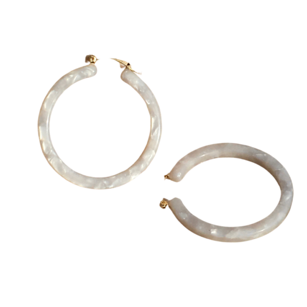 Hoop Cloud Earrings - Image 9