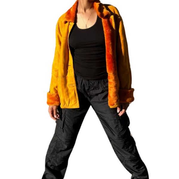 Kumquat Skyn Shearling Coat - Image 7