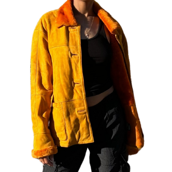 Kumquat Skyn Shearling Coat - Image 2