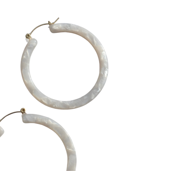 Hoop Cloud Earrings - Image 2