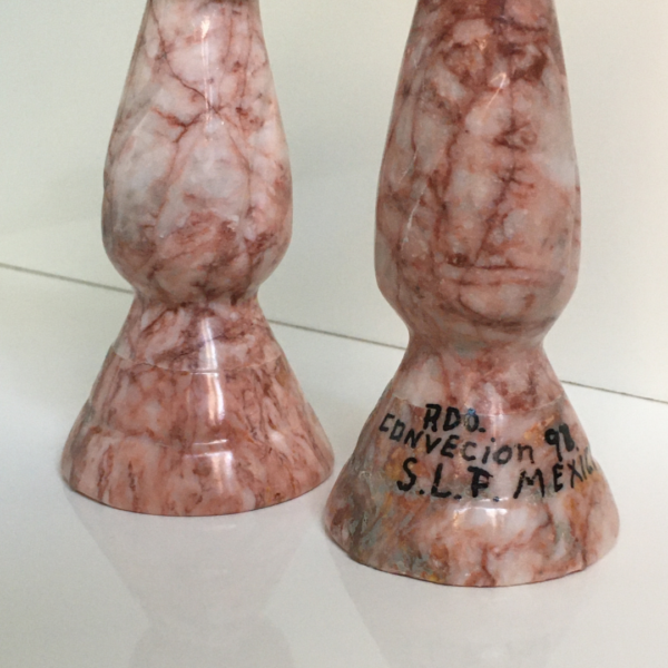 Pink Marble Candle Holder Set - Image 8