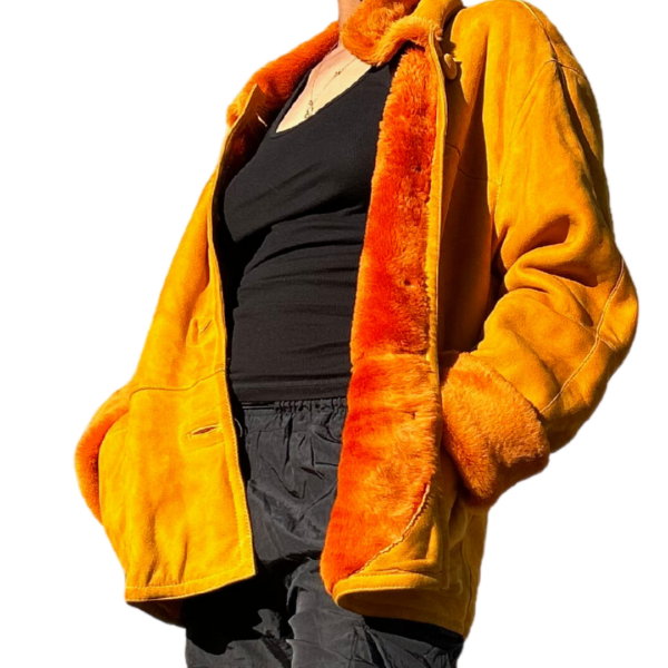 Kumquat Skyn Shearling Coat - Image 3