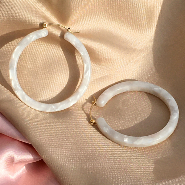 Hoop Cloud Earrings - Image 11